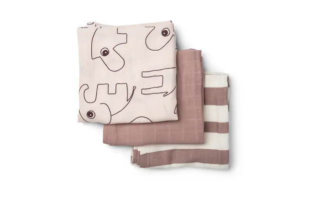 Done By Deer Deer Friends Washcloth 3-pack Powder