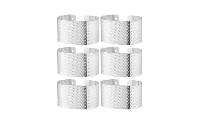 Dorre Svea Napkin Rings 6-pack Silver