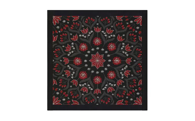 Ekelund Linneväveri Bettys Jul Napkin 35x35 Cm Red-black