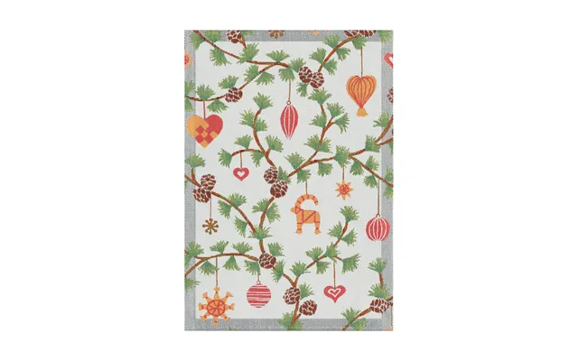 Ekelund Linneväveri Julefröjd Kitchen Towel 35x50 Cm Multi
