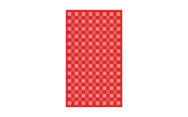 Ekelund Linneväveri Schack Tablecloth Red 150x210 Cm