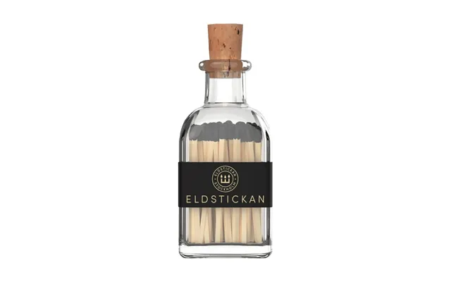 Eldstickan Small Eldstickan Matchbox With 60 Matches Small Black