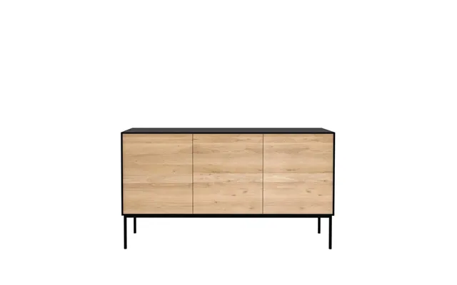 Ethnicraft Blackbird Sideboard Black Oak 3 Doors