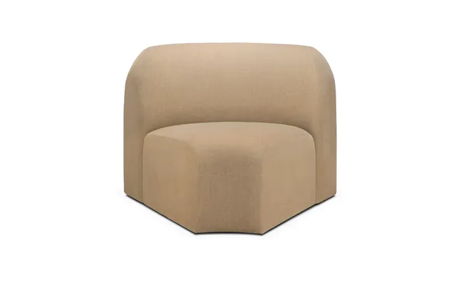 Ethnicraft Bulky Modular Sofa 45 Corner Module Light Sepia
