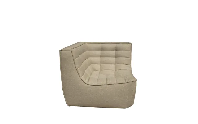 Ethnicraft N701 Corner Module Straight Fabric Beige