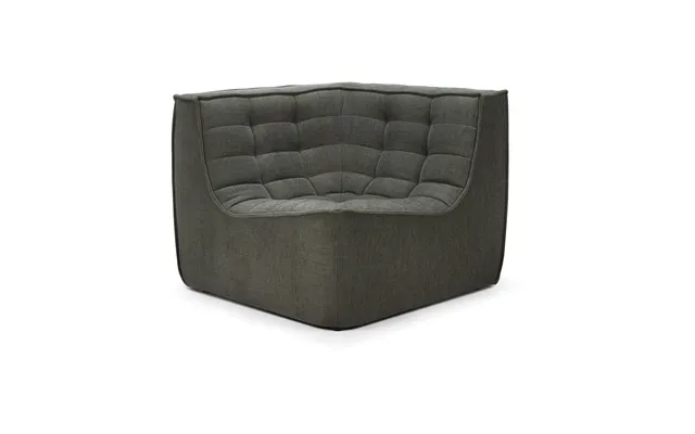 Ethnicraft N701 Corner Module Straight Moss Eco Fabric