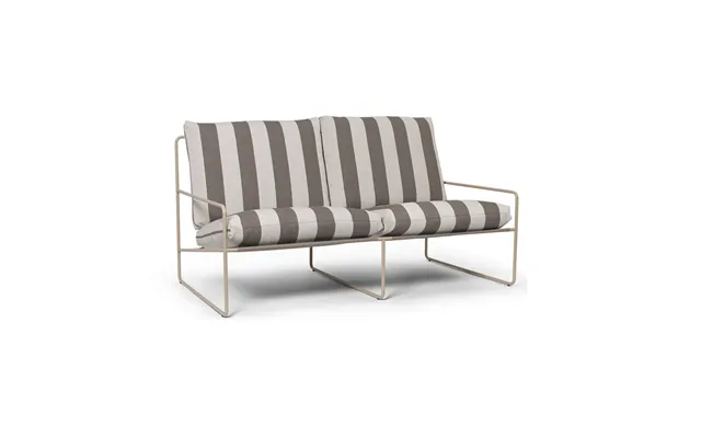 Ferm Living Desert 2-seat Sofa Cash Stripe-chocolate product image