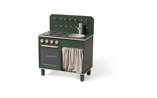 Flexa Play Toy Kitchen 60x75 Cm Deep Green
