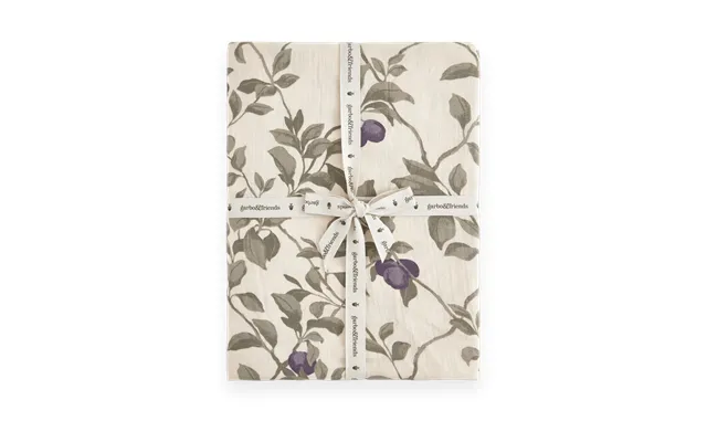 Garbo&friends Plum Muslin Fitted Sheet 140x200x30 Cm