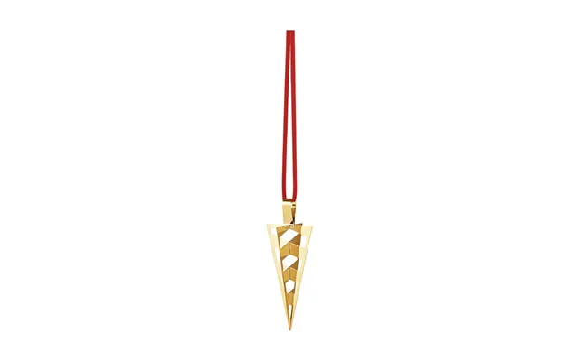 Georg Jensen 2025 Christmas Cone Ornament Gold Plated Brass