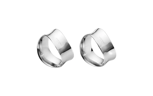Georg Jensen Cobra Napkin Ring 2-pack Stainless Steel