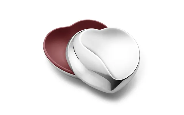 Georg Jensen Heart Box Jewellery Box Large 12x13 Cm