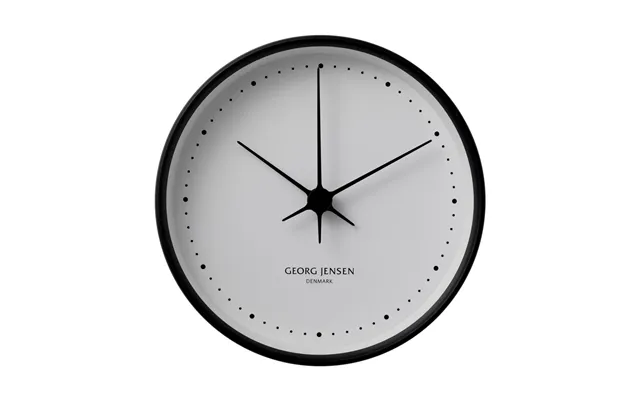 Georg Jensen Koppel Wall Clock Black-white Ø 22 Cm