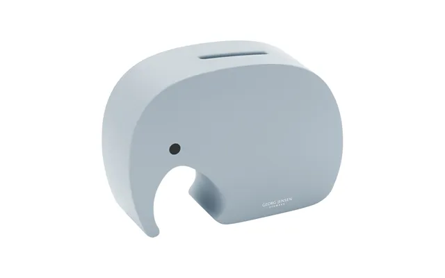Georg Jensen Miniphant Money Box 6x8,7 Cm Blueberry Sprinkle