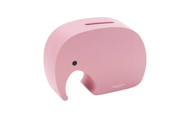 Georg Jensen Miniphant Money Box 6x8,7 Cm Strawberry Blush