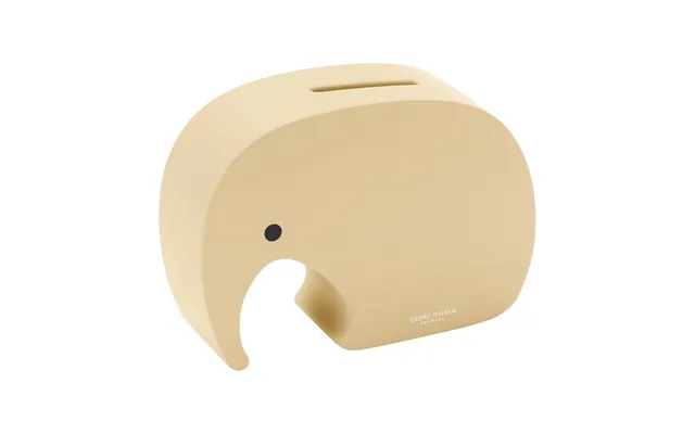 Georg Jensen Miniphant Money Box 6x8,7 Cm Vanilla Bean