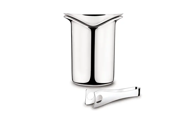 Georg Jensen Wine Ice Bucket With Tongs 21 Cm
