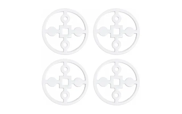Hilke Collection Anima Gemella Coaster 4-pack White