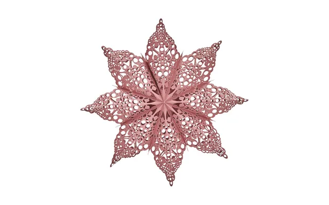 House Doctor Clip Christmas Star Ø60 Cm Dusty Rose