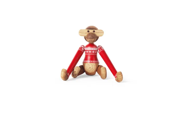 Kay Bojesen Denmark Kay Bojesen Monkey Mini Christmas Jumper 2024 Teak-limba
