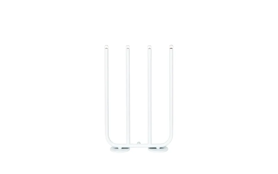 Konsthantverk December 4 Candlestick White