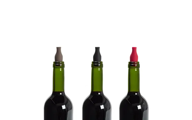 L'atelier Du Vin Le Bouchon Universel Wine Stopper Red-black-brown