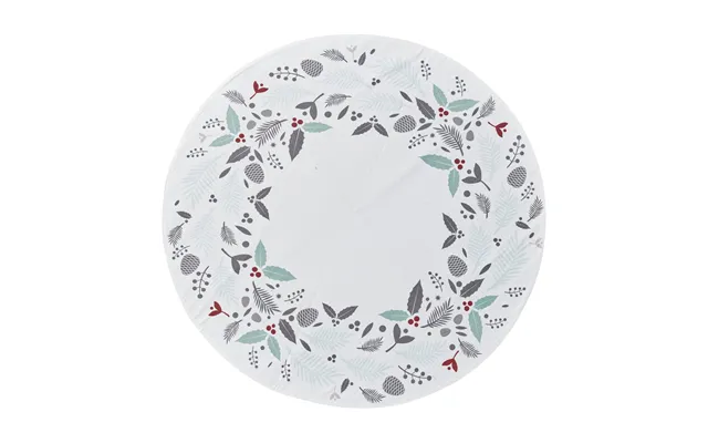 Lene Bjerre Cristivia Chrsitmas Tree Rug Ø110 Cm White-multi