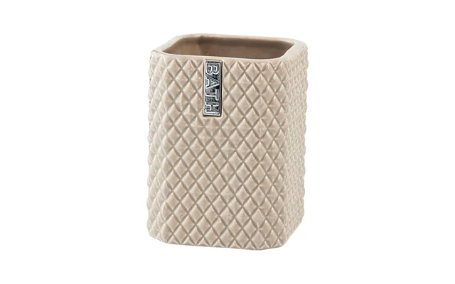 Lene Bjerre Marion Tooth Brush Mug 10.5 Cm Driftwood-silver