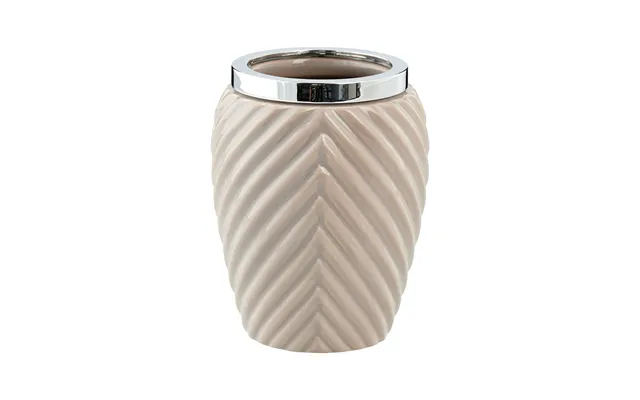 Lene Bjerre Milda Toothbush Mug 11 Cm Driftwood-silver