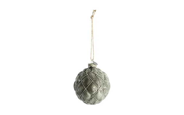 Lene Bjerre Norille Christmas Bauble Ø11 Cm Dark Grey - Mesh