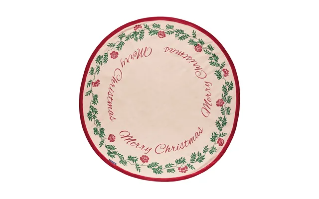 Lexington Jute Cotton Christmas Tree Skirt Ø110 Cm Natural Green