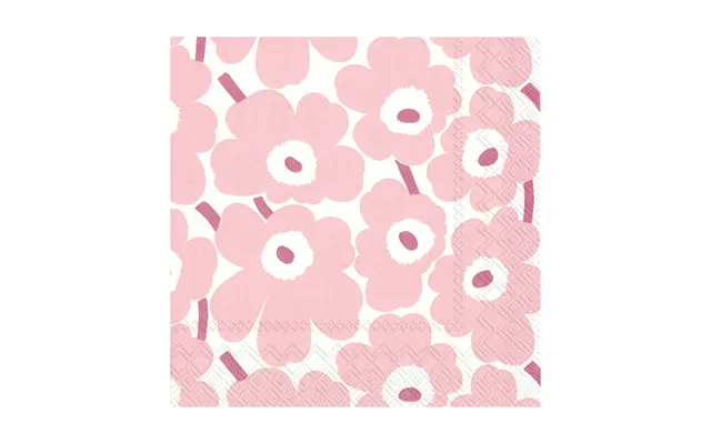 Marimekko Mini Unikko Napkins 20-pack Light Rose product image