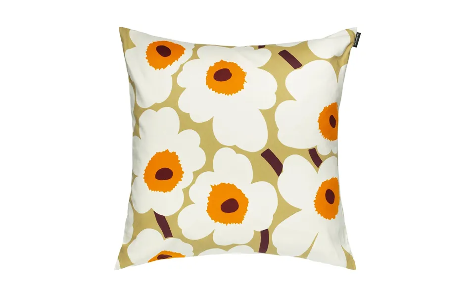 Marimekko Pieni Unikko Cushion Cover 50x50 Cm Beige