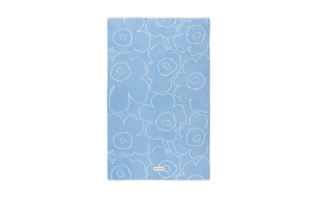 Marimekko Piirto Unikko Bath Towel 100x160 Cm Blue