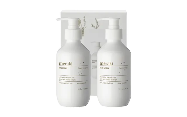Meraki Meraki Gift Set Hand Soap With Hand Lotion Warm Orange