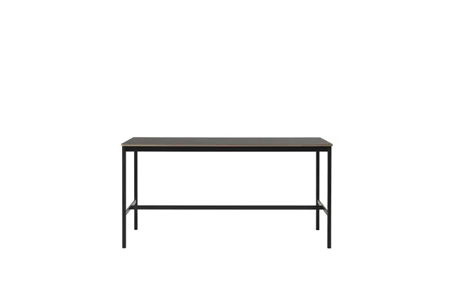 Muuto Base High Bar Table Black Linoleum - Black Legs