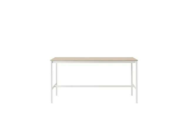 Muuto Base High Bar Table Oak - White Legs