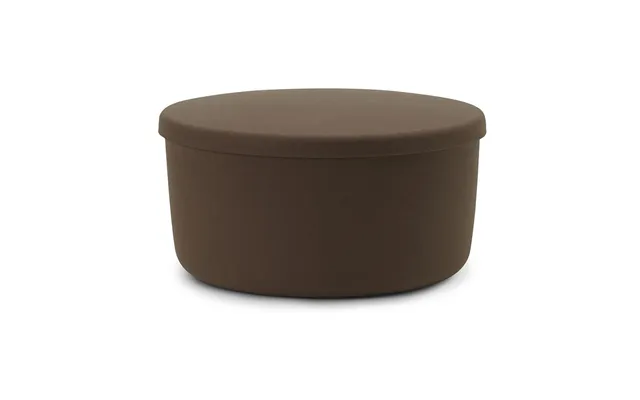 Normann Copenhagen Hide Storage Large Ottoman Brown