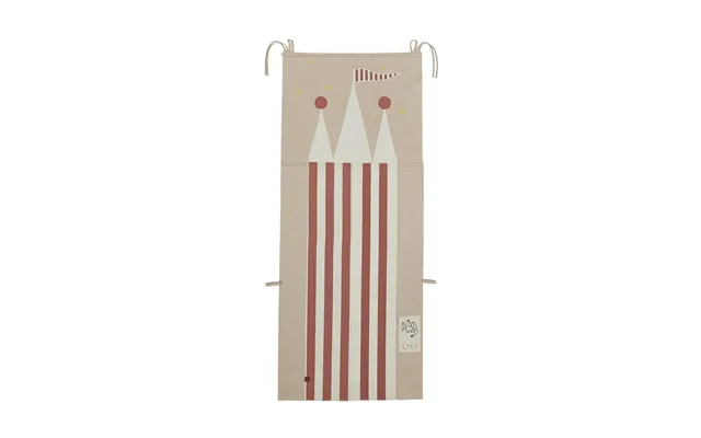 Oyoy Castle Curtain For Door 78x190 Cm Clay-red