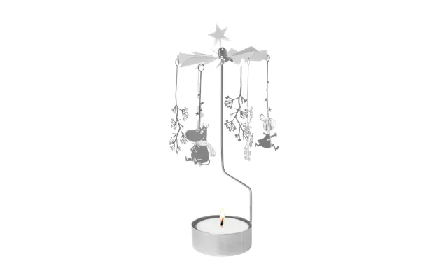 Pluto Design Mumin Angel Chime Xl First Snow - Silver