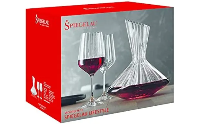 Spiegelau Lifestyle Decanter Set 3 Pieces Clear