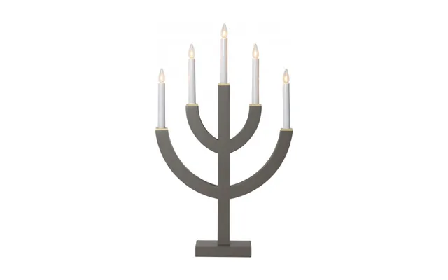 Star Trading Anno 5 Candlestick 59 Cm Brown