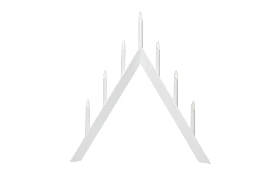 Star Trading Arrow Advent Candelabra 64.5 Cm White