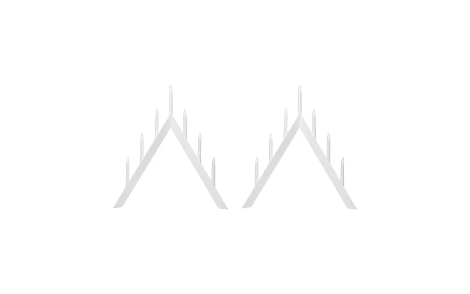 Star Trading Arrow Advent Candle Holder 64,5 Cm 2-pack - White White