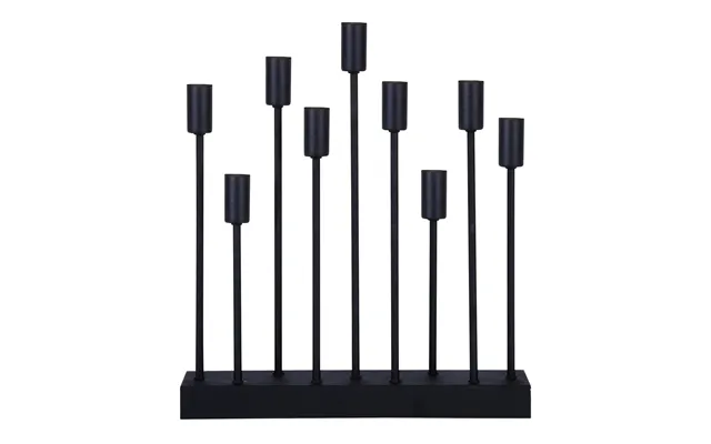 Star Trading Pix Electric Advent Candle Holder Black