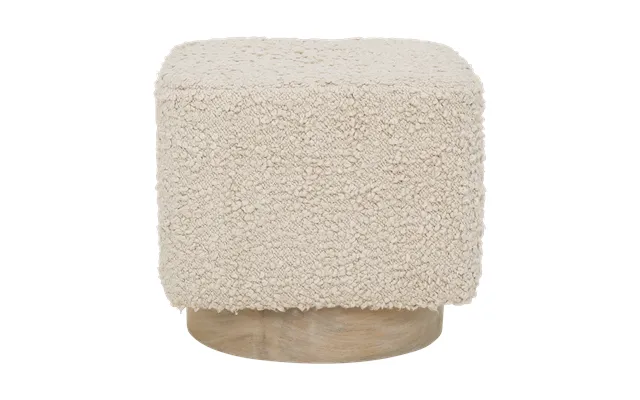 Urban Nature Culture Kaura Sit Pouf 38 Cm Off White
