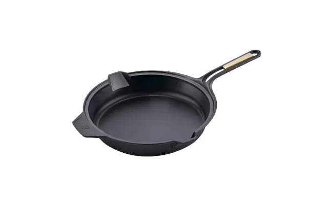 Victoria Signature Cast Iron Frying Pan 30 Cm Black