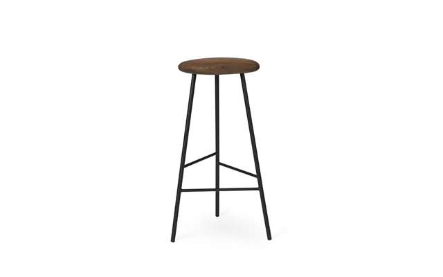 Warm Nordic Pebble Barstool Smoked Oak - H.75
