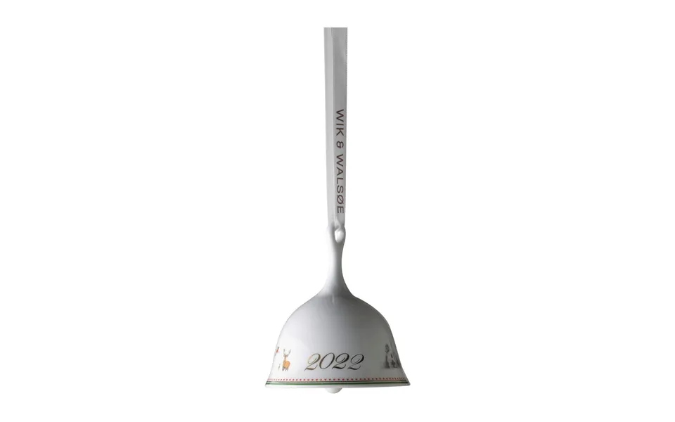 Wik & Walsøe Julemorgen Christmas Bell Gledelig Jul & 2022 White