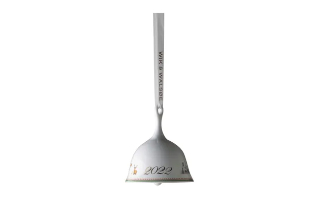 Wik & Walsøe Julemorgen Christmas Bell Gledelig Jul & 2022 White